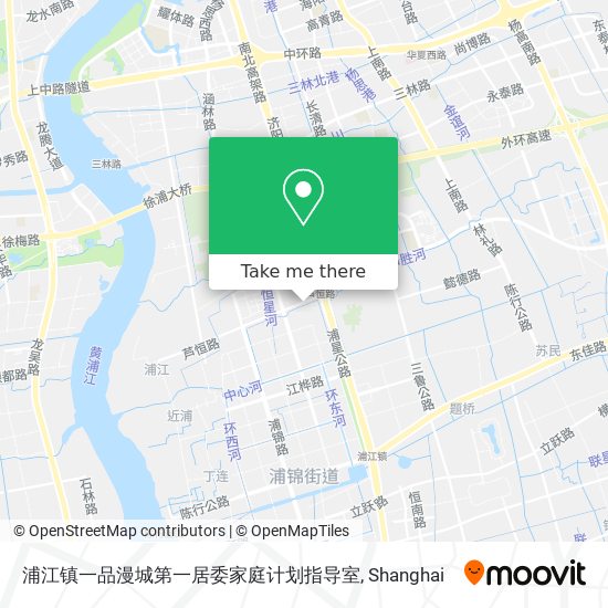 浦江镇一品漫城第一居委家庭计划指导室 map