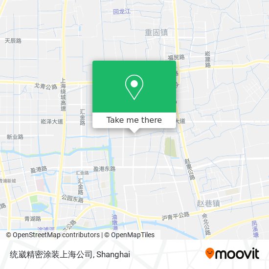 统崴精密涂装上海公司 map