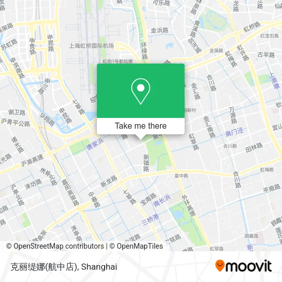 克丽缇娜(航中店) map