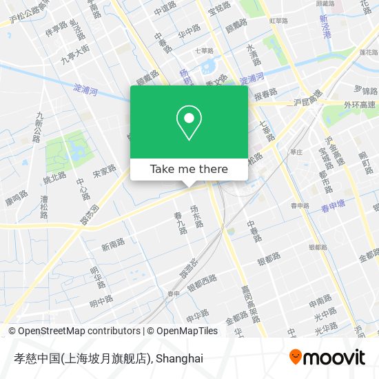 孝慈中国(上海坡月旗舰店) map