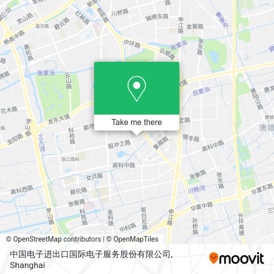 中国电子进出口国际电子服务股份有限公司 map