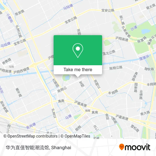 华为直值智能潮流馆 map