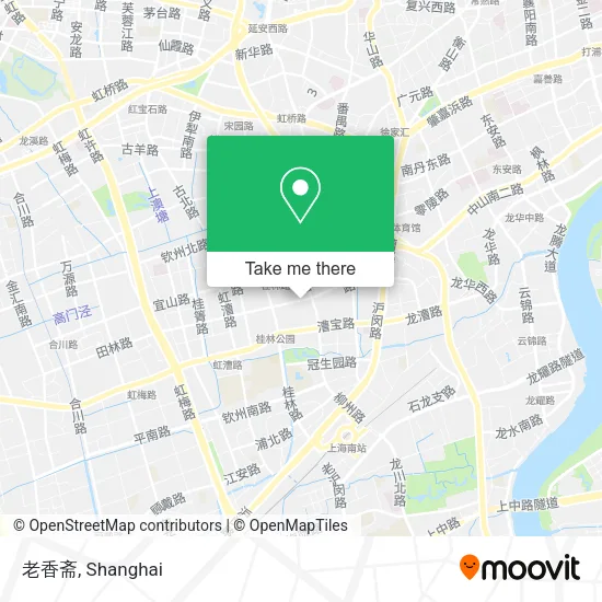 老香斋 map