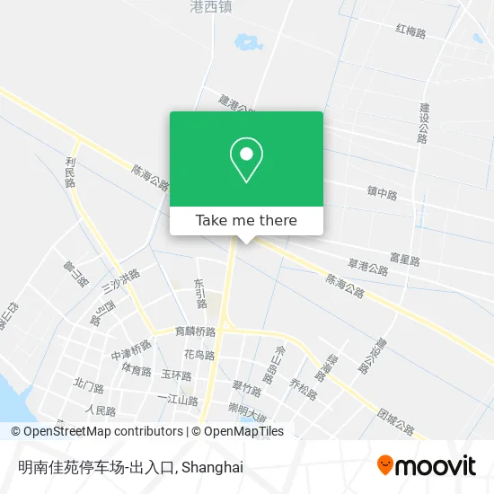 明南佳苑停车场-出入口 map