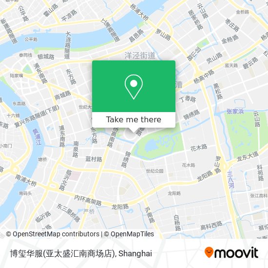 博玺华服(亚太盛汇南商场店) map
