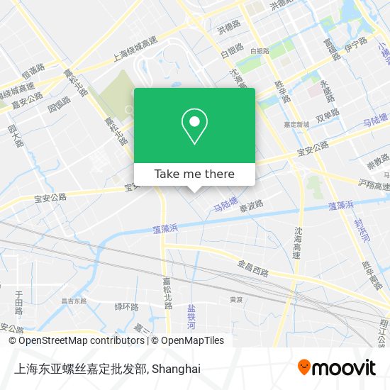 上海东亚螺丝嘉定批发部 map