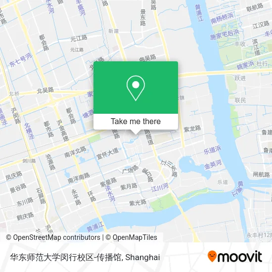 华东师范大学闵行校区-传播馆 map