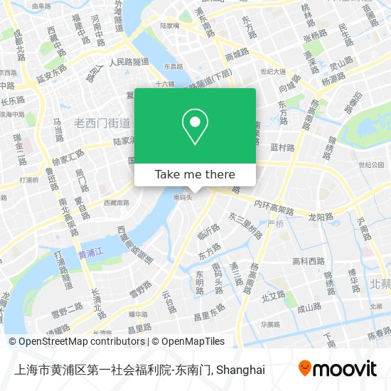 上海市黄浦区第一社会福利院-东南门 map