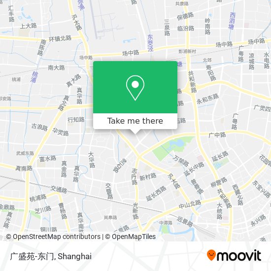 广盛苑-东门 map