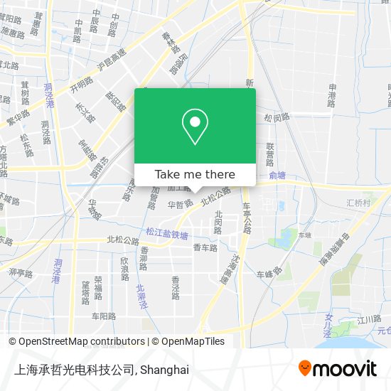 上海承哲光电科技公司 map