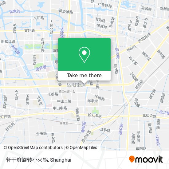 轩于鲜旋转小火锅 map