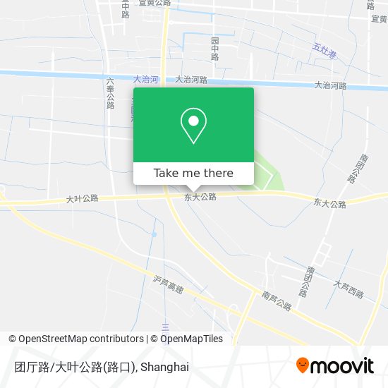 团厅路/大叶公路(路口) map