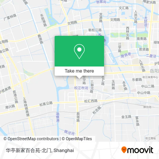 华亭新家百合苑-北门 map