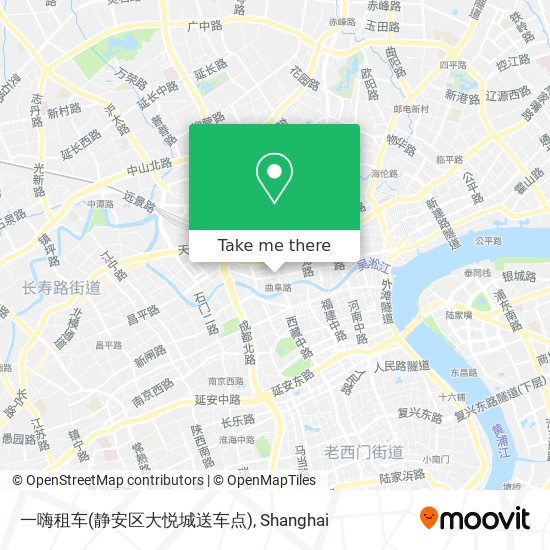 一嗨租车(静安区大悦城送车点) map