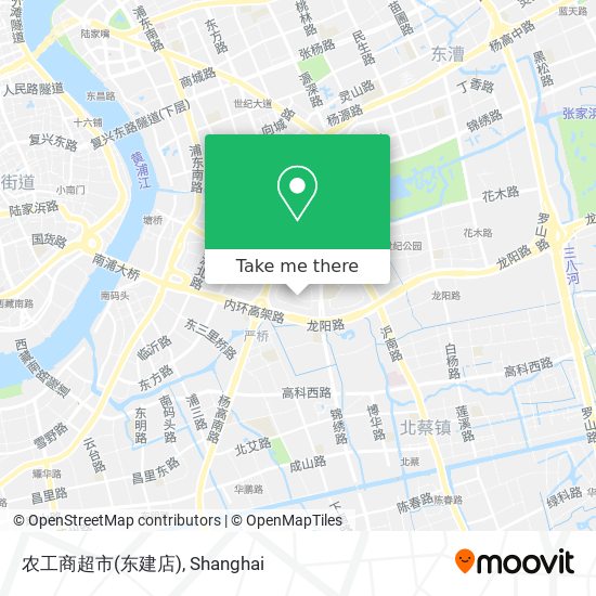 农工商超市(东建店) map