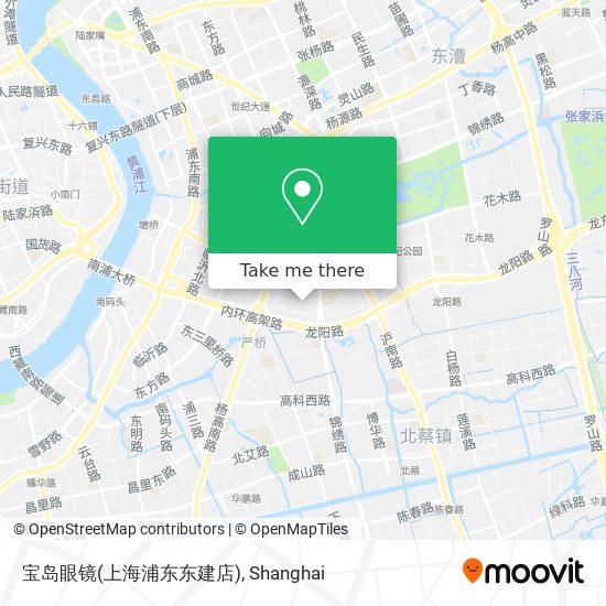 宝岛眼镜(上海浦东东建店) map