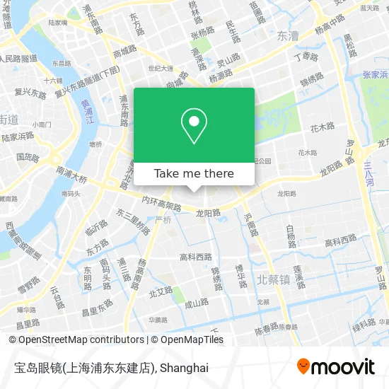 宝岛眼镜(上海浦东东建店) map