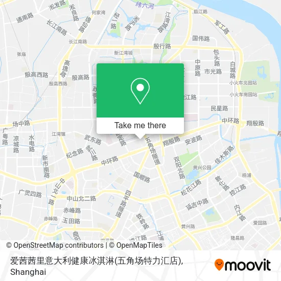 爱茜茜里意大利健康冰淇淋(五角场特力汇店) map