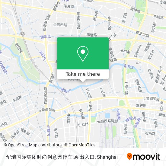 华瑞国际集团时尚创意园停车场-出入口 map