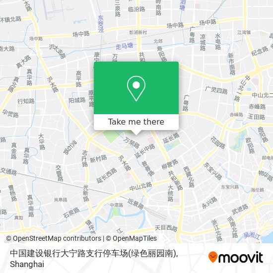 中国建设银行大宁路支行停车场(绿色丽园南) map