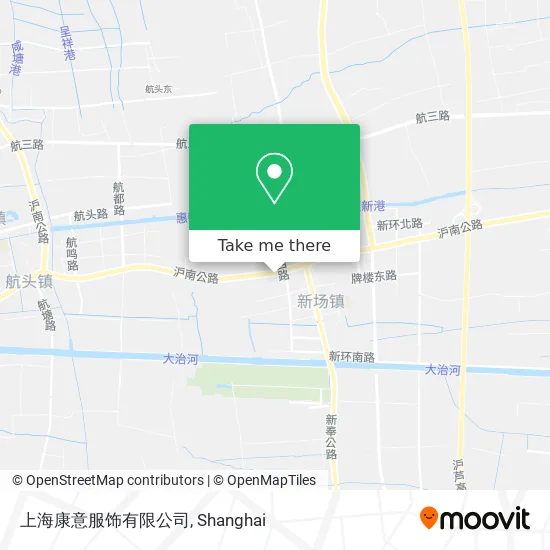 上海康意服饰有限公司 map