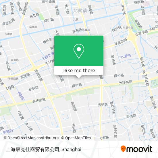 上海康克仕商贸有限公司 map