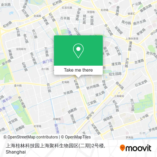 上海桂林科技园上海聚科生物园区(二期)2号楼 map