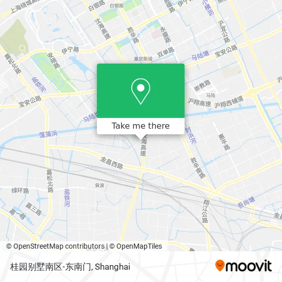 桂园别墅南区-东南门 map
