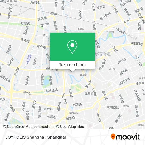 JOYPOLIS Shanghai map