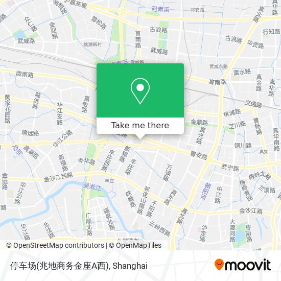 停车场(兆地商务金座A西) map