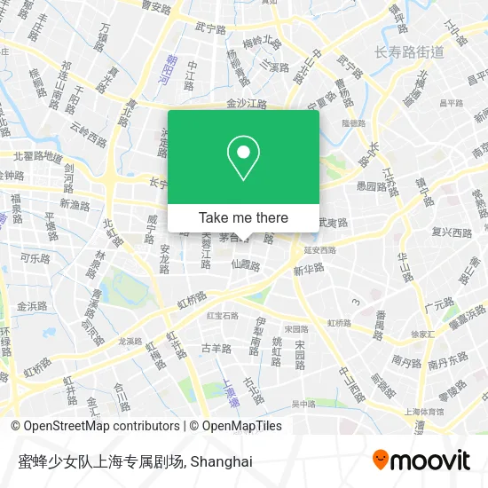 蜜蜂少女队上海专属剧场 map