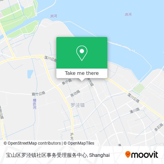 宝山区罗泾镇社区事务受理服务中心 map