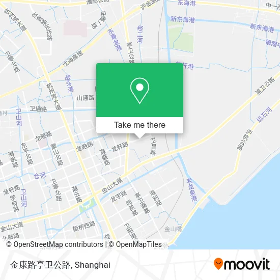 金康路亭卫公路 map