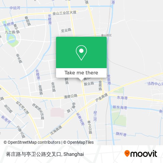 蒋庄路与亭卫公路交叉口 map