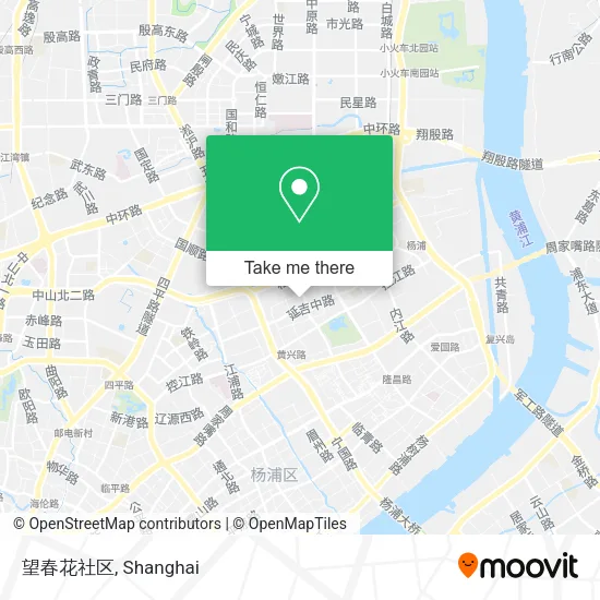 望春花社区 map
