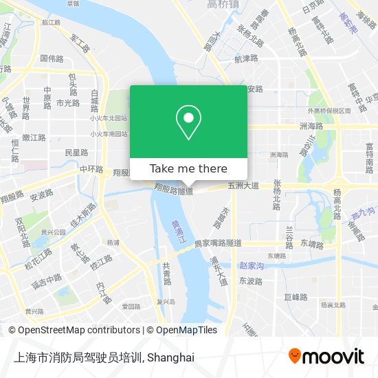 上海市消防局驾驶员培训 map