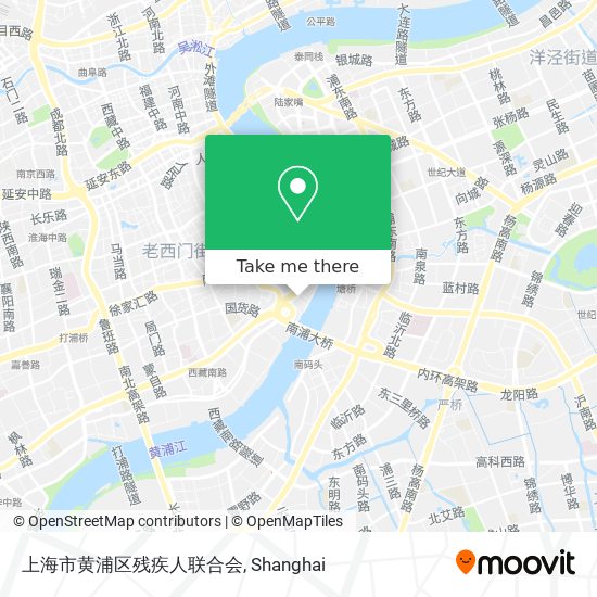 上海市黄浦区残疾人联合会 map