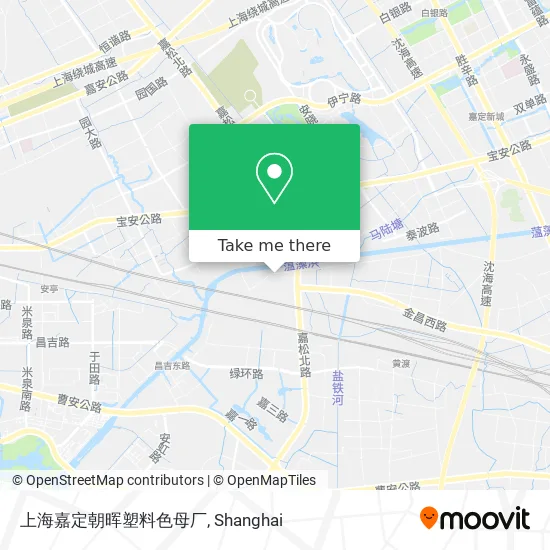 上海嘉定朝晖塑料色母厂 map