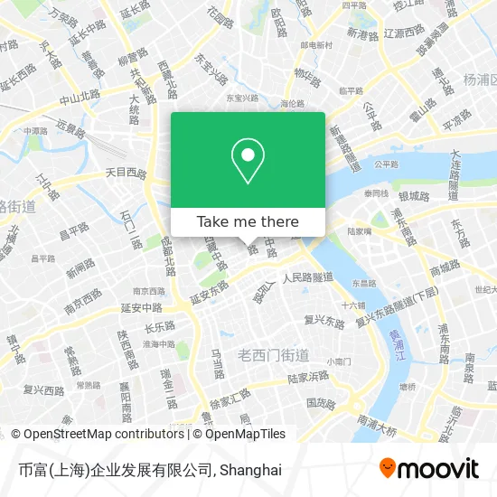 币富(上海)企业发展有限公司 map