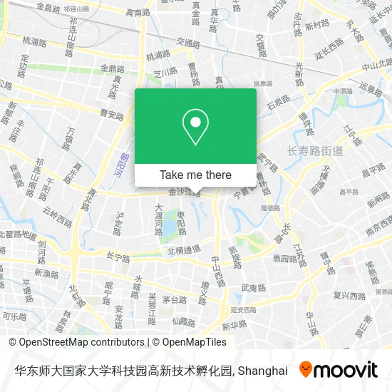 华东师大国家大学科技园高新技术孵化园 map