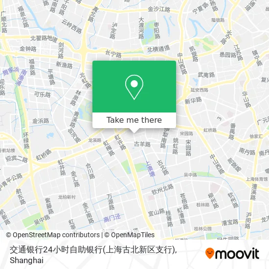 交通银行24小时自助银行(上海古北新区支行) map