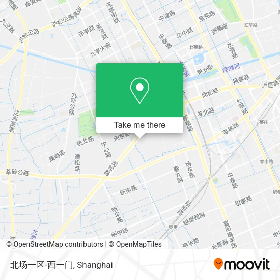 北场一区-西一门 map