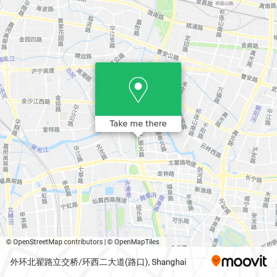 外环北翟路立交桥/环西二大道(路口) map