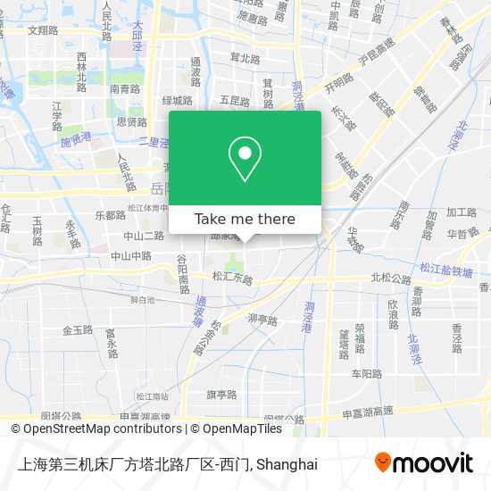 上海第三机床厂方塔北路厂区-西门 map