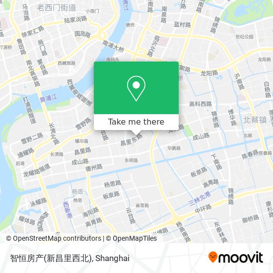 智恒房产(新昌里西北) map