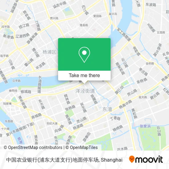 中国农业银行(浦东大道支行)地面停车场 map