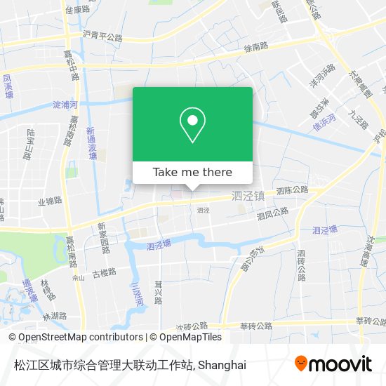 松江区城市综合管理大联动工作站 map