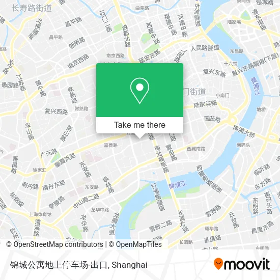 锦城公寓地上停车场-出口 map