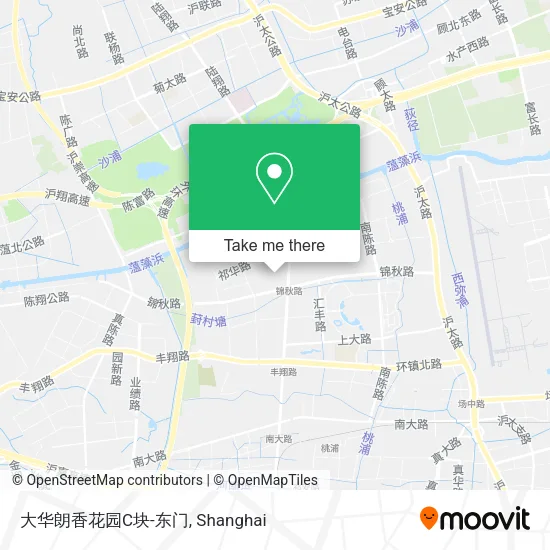 大华朗香花园C块-东门 map