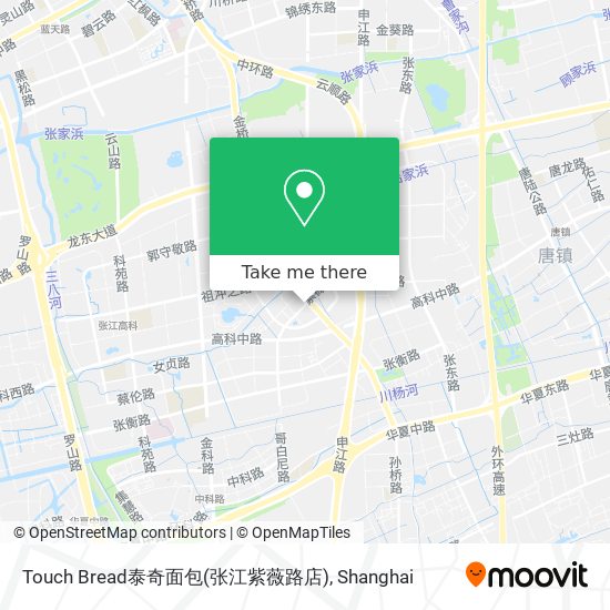 Touch Bread泰奇面包(张江紫薇路店) map